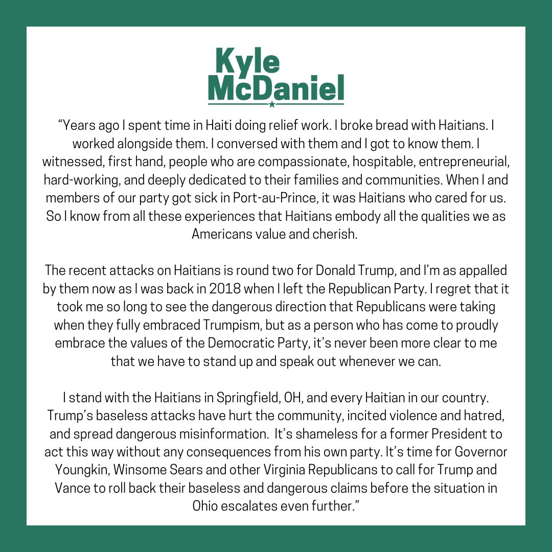 NEW - Statement on Trump's Attacks on Haitians
