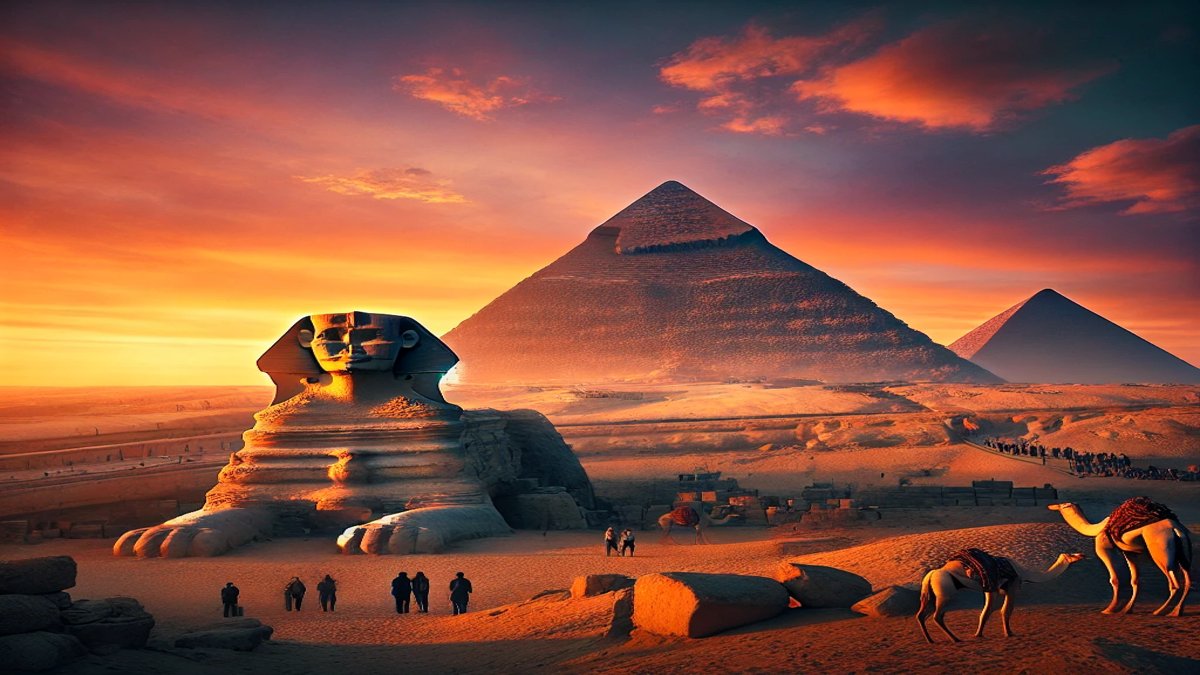 السياحة الثقافية: 🏛️📜

مثال: "زيارة الأهرامات 🏛️ وأبو الهول 📜 لمشاهدة واحدة من عجائب الدنيا السبع."