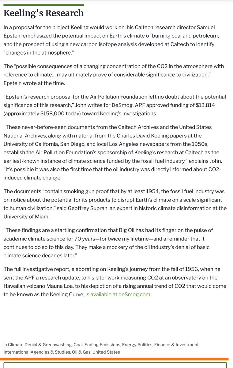 HassanAbuAlawa2's tweet image. Yes. #ExxonKnew #ShellKnew #BPKnew they&apos;ve known since 1954 and have spent billions covering up. There hasn&apos;t been a greater crime against humanity since man first stood on his hind legs.