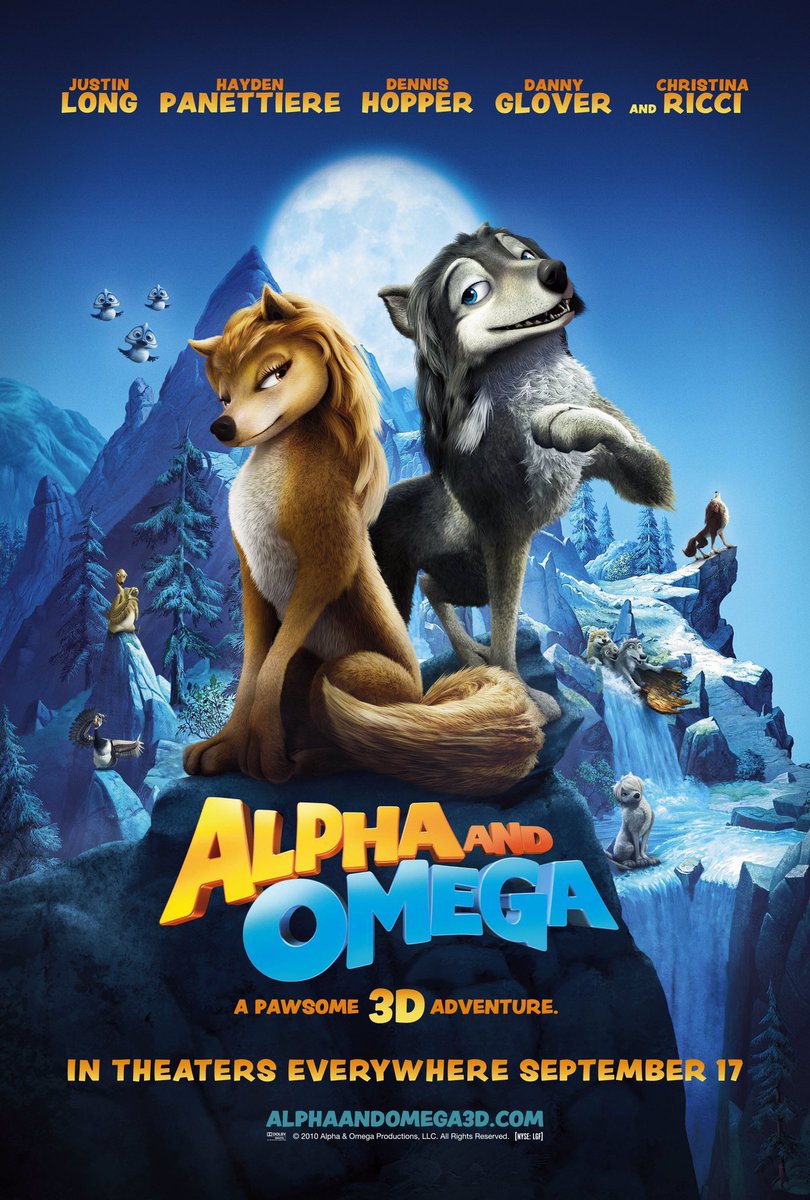 FilmNewsNos's tweet photo. 🎬MOVIE HISTORY: 14 years ago today, September 17, 2010, the movie ‘Alpha and Omega’ opened in theaters!
#JustinLong #HaydenPanettiere #DennisHopper @mrdannyglover #ChristinaRicci #LarryMiller #EricPrice #VickiLewis #ChrisCarmack #KevinSussman #ChristineLakin @Msmindysterling https://t.co/5UWIfYRcB6