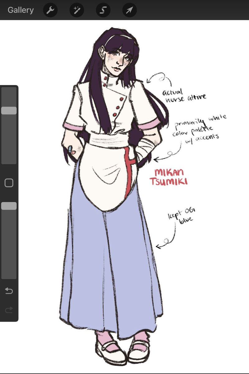 wanted to share my little mikan redesign 🫶 #mikantsumiki