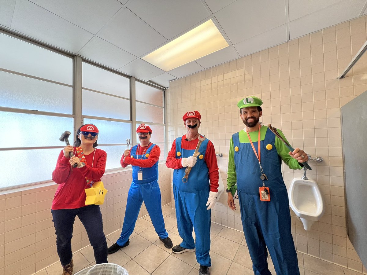 Spirit Week is in full swing! 🎉 Our teachers are bringing their A-game as dynamic duos—SpongeBob and Patrick,Mario Brothers you name it! 🦸‍♂️🥜 So much fun, energy, and creativity in the air. Let’s keep the school spirit alive! 💥 #SpiritWeek #DynamicDuos