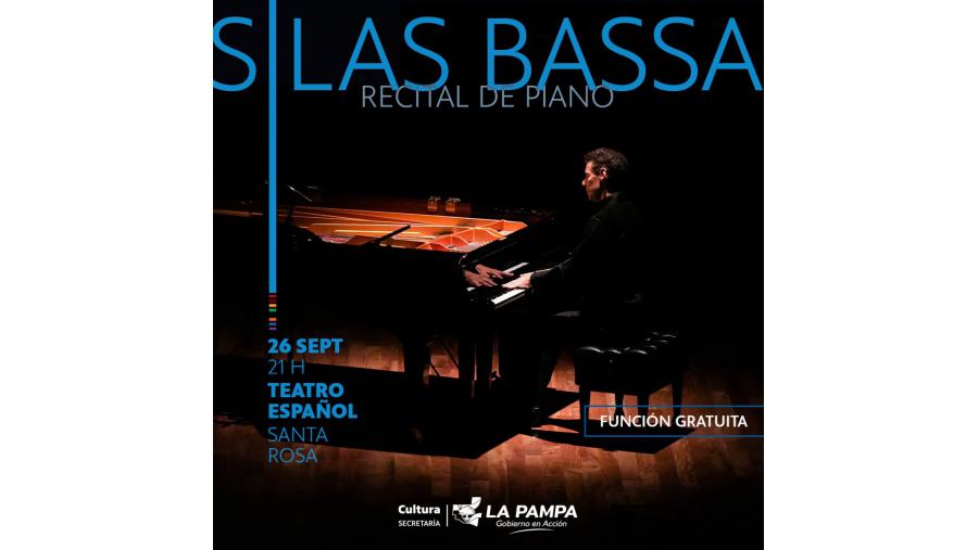 🔹🎶 Silas Bassa en La Pampa, concierto de lujo y gratuito en el Teatro Español

El talentoso pianista y compositor santafesino, radicado en París, presenta su nuevo álbum “Self”, con un concierto que se llevará a cabo el 26 de septiembre.

Info ➡️ acortar.link/0rBZy0