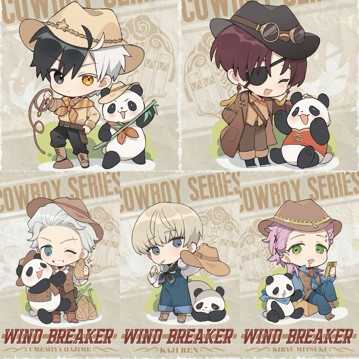 ✨新品予告 WIND BREAKER ANIPLEX カウボーイシリーズ #ウィンブレ