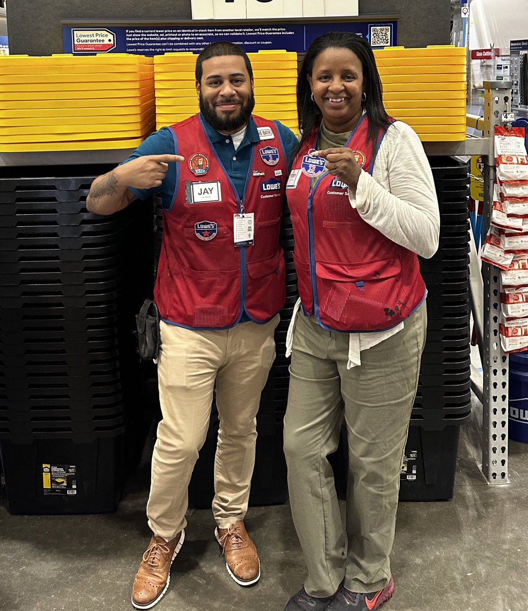 Congrats to Terry my amazing ops manager on her 13 year anniversary with Lowe’s!! <a href="/TerryWest1909/">Terry West</a> <a href="/GeoffLambert77/">Geoff Lambert 🄶 🄵 ²</a> <a href="/Nikko_Amaker/">Nikkolo Amaker</a> @meronH1290