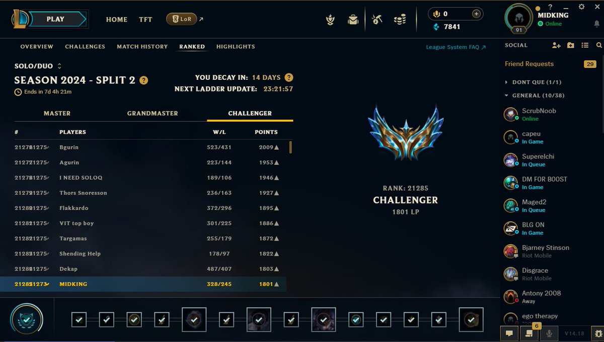 im currently top 10 euw 
Contact :<a href="/DarthYellow_lol/">DarthYellow</a>