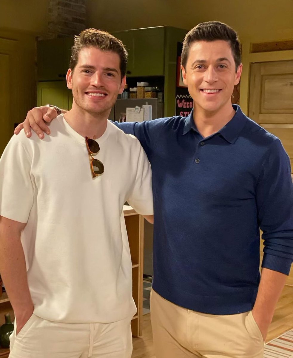 BuzzingPop's tweet photo. David Henrie and Gregg Sulkin on the set of ‘Wizards of Waverly Place’ sequel. https://t.co/5845WbazFM