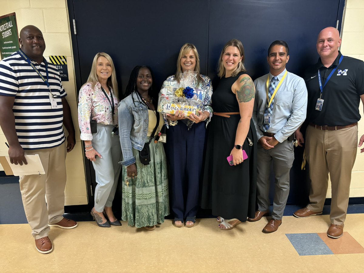 Mainland High School is honored to announce Mrs. Denise Blumberg as our 2024-2025 Teacher of the Year, recognizing her exemplary service, dedication, and impact on our students and staff. #BPND 
Congratulations, Mrs. Blumberg!!!