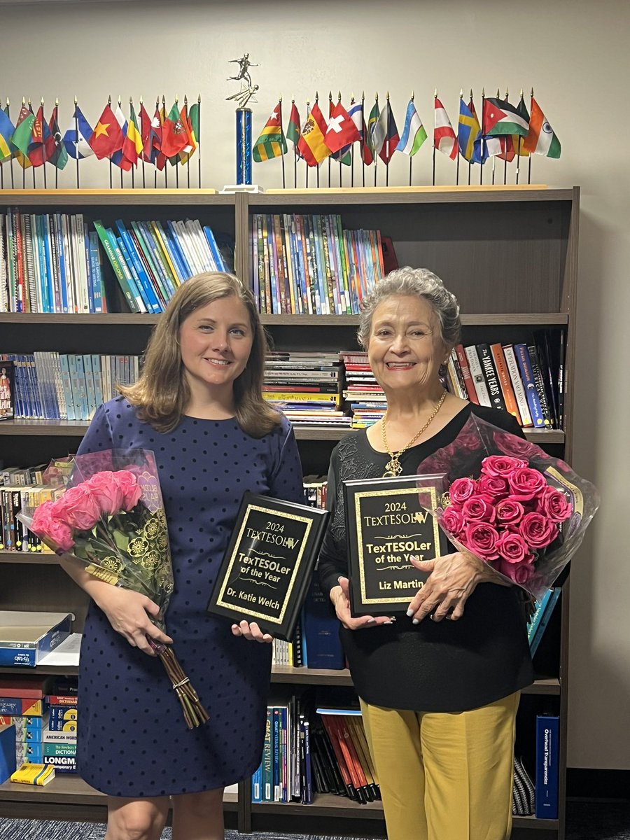 Veronica Law (@lawvlaw) on Twitter photo Honored to present <a href="/lizmart38217746/">liz martin</a> and <a href="/drkatiewelch/">Katie Welch</a> with the 2024 TexTESOLer of the Year Award! 🏆 Thankful for their dedication and advocacy to advancing expertise in English language teaching! <a href="/TexTESOL5/">TexTESOL V</a> Honored to present <a href="/lizmart38217746/">liz martin</a> and <a href="/drkatiewelch/">Katie Welch</a> with the 2024 TexTESOLer of the Year Award! 🏆 Thankful for their dedication and advocacy to advancing expertise in English language teaching! <a href="/TexTESOL5/">TexTESOL V</a>