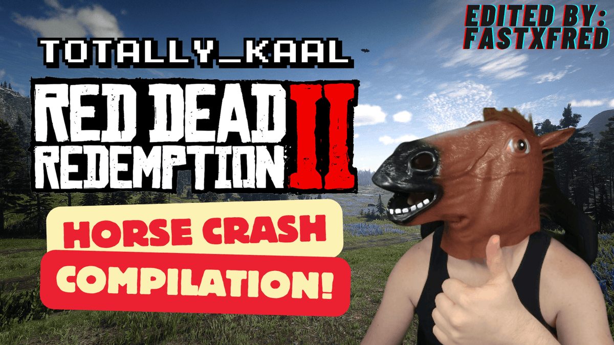totally_kaal's tweet image. Latest #YouTube video Drop!

This one features our Horse Crash Compilation from our recent playthrough of RDR2! Editing done by @FastxFred, he's a master!

Lots of first playthroughs, Souls games, RPGs, and the like on Twitch 3/4 times a week!!

youtube.com/watch?v=0KSadb…