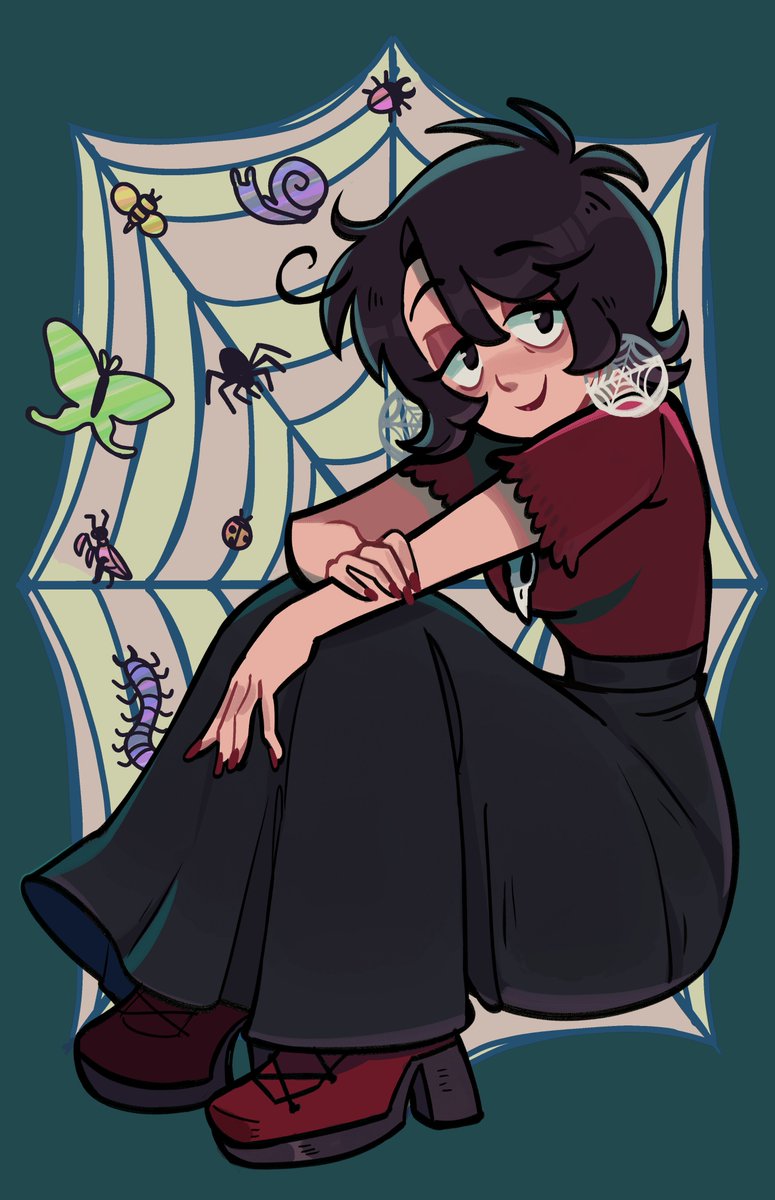 「:> 」|🕸️ana🕸のイラスト