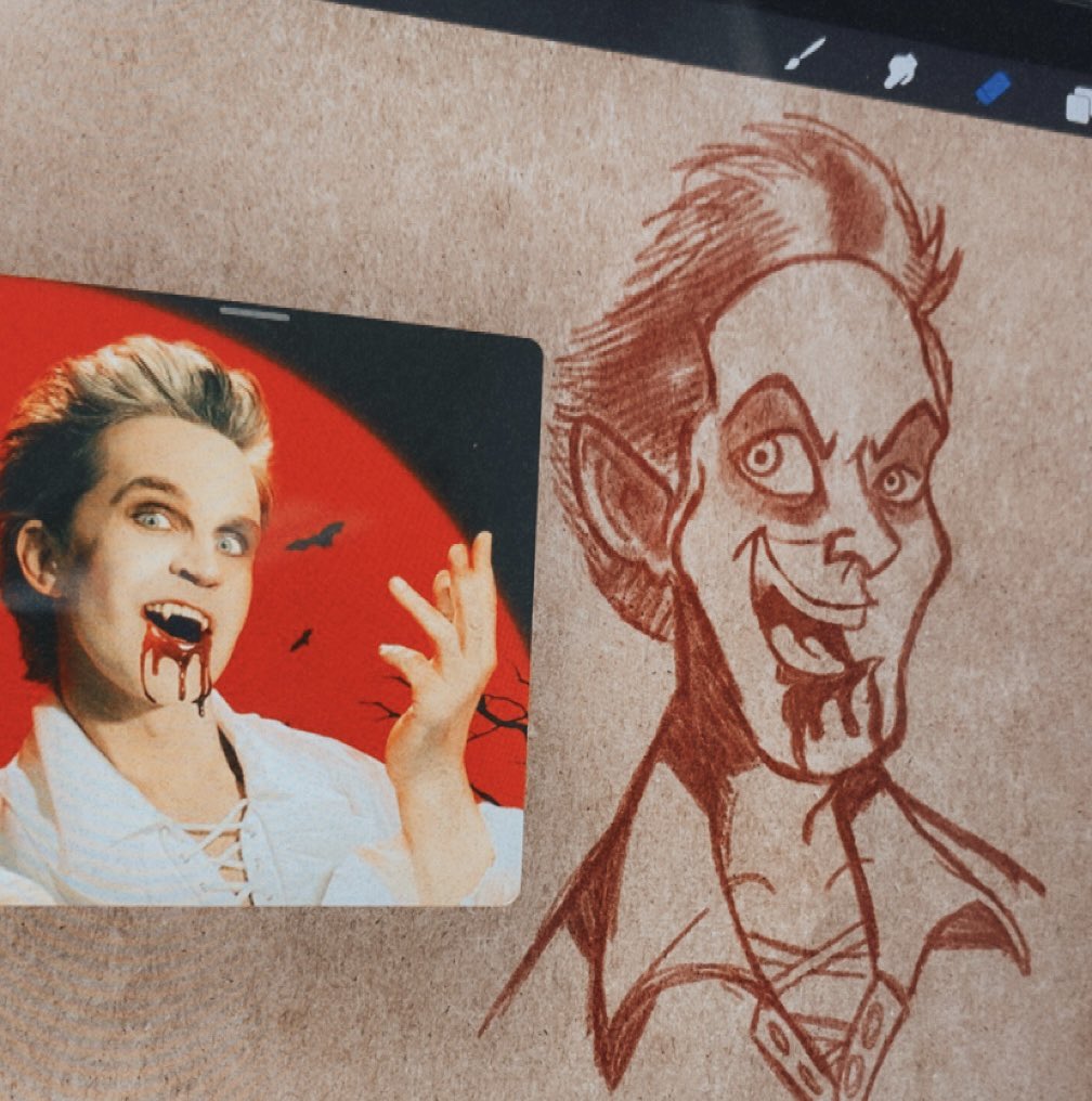 JacksonShadwell's tweet photo. Got something special planned for this year’s Good Mythical Evening…
Stay tuned..
#RhettandLink #GMM #GME #Goodmythicalmorning #mythical #fanart #mythicalbeast #goodmythicalevening #Halloween #ArtistsOfTwitter #Artbyshad https://t.co/3vQjaXQzzG