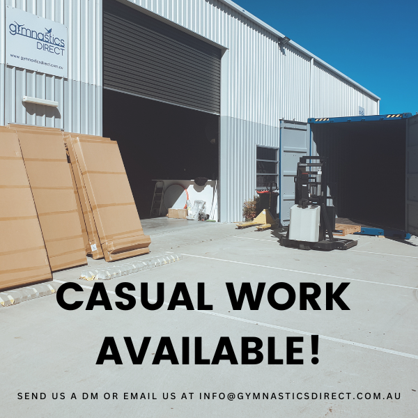 GymnasticDirect's tweet photo. Are you located in/near Newcastle, NSW, and are looking for some extra cash? 

We're hiring casual staff to help unpack containers in the mornings! 

💰 $40 per hour, cash in hand.
📍 Location: Beresfield, NSW.
🤳 Message us to apply! https://t.co/RzOQ37N5HC