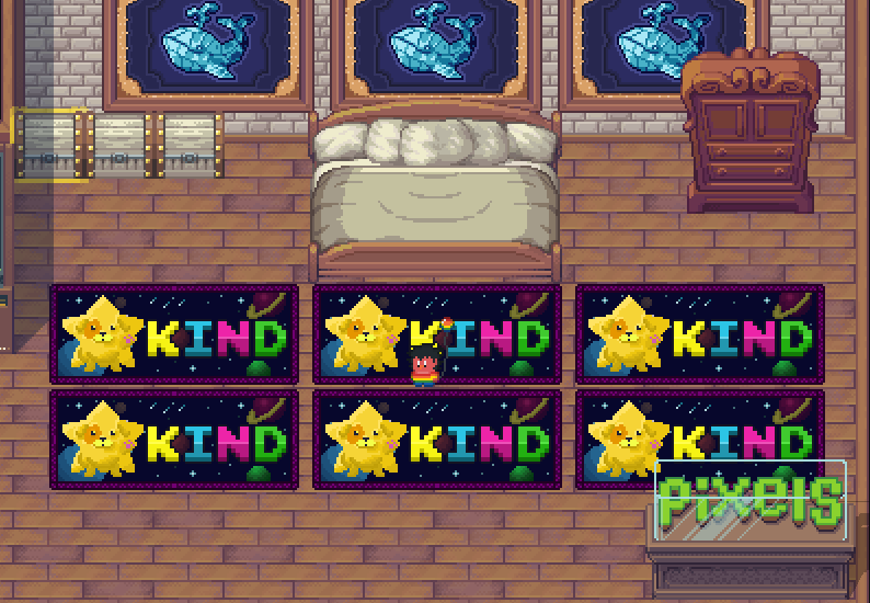 weekndkevs's tweet image. ✨The Kanstar Rug has been approved!!!✨

@Kind_HQ Favorite mascot, Kanstar, has landed in @pixels_online and you can get one in your speck.

My DMs are open if you want to get one 🥰

#KindCreator #PixelsUGC