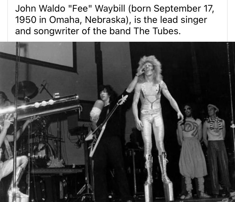 Between Fee and Jim Gillette of Nitro (born in Beatrice), I’m beginning to think that Nebraska spawned Glam Rock!