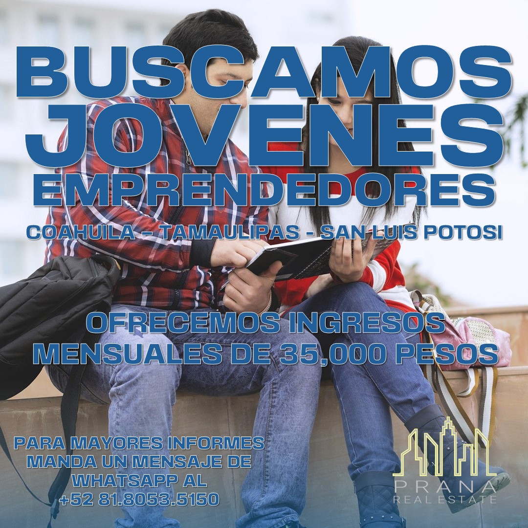 PRANA_ORVE's tweet photo. Estamos buscando jóvenes en San Luis Potosi, Nuevo Leon, Coahuila y San Luis Potosi que deseen incursionar en el mundo inmobiliario, ofrecemos:
* Capacitación constante  
* Asesoramiento personalizado  
* Crecimiento no topado  
* Comisiones al 100%

#Repost 
#LCDLFMX2 https://t.co/OPQ0rzb4kY