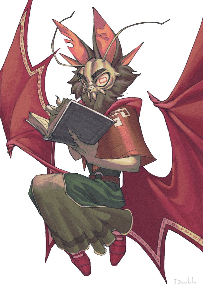 doublemacdouble's tweet image. Commission for @kuzillon!

#fantasyart #chromacorps
