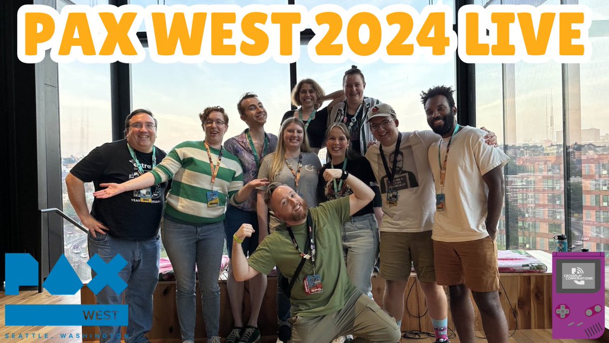 Crossplay Conversations (@crossplayconvos) on Twitter photo Our PAX West 2024 Special is LIVE!
We are joined by @NintendRog, <a href="/Finruin/">Jill Grodt - The Indie Informer</a>, <a href="/geoffmakesnoise/">Geoff Moonen</a>, @Trinaaballerina, <a href="/clycloneMC/">Cly ✨</a>, @ClaireHelmberg1 & more to share the best games from Seattle.
Prepare your Steam wishlist.
Video: youtu.be/ne9eMJ3gnfA?si…
Audio: plnk.to/crossplayconvos Our PAX West 2024 Special is LIVE!
We are joined by @NintendRog, <a href="/Finruin/">Jill Grodt - The Indie Informer</a>, <a href="/geoffmakesnoise/">Geoff Moonen</a>, @Trinaaballerina, <a href="/clycloneMC/">Cly ✨</a>, @ClaireHelmberg1 & more to share the best games from Seattle.
Prepare your Steam wishlist.
Video: youtu.be/ne9eMJ3gnfA?si…
Audio: plnk.to/crossplayconvos