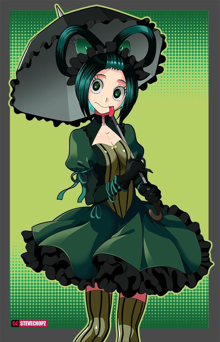 Tsuyu (College AU) tweet media