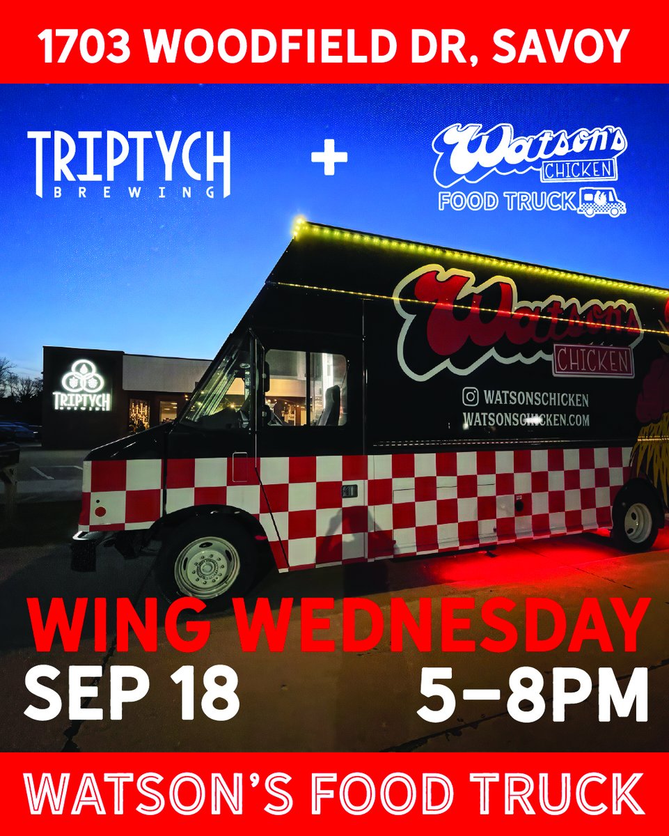 Wing Wednesday is always a BLAST at @triptychbrewing...come see us!