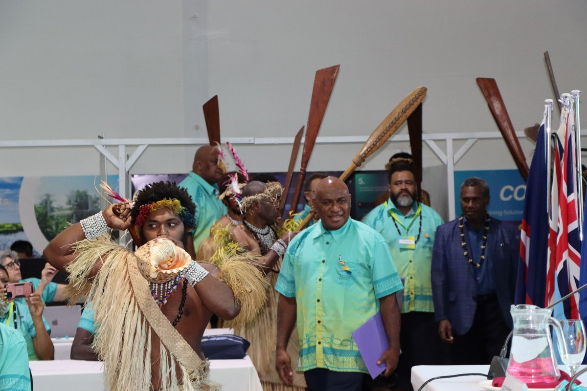 SprepChannel's tweet photo. #PMC7 has made a return to its place of origin in Port Vila, #Vanuatu 🇻🇺.The meeting brings together Council members and partners to strengthen climate and weather services in the Pacific.
More about PMC7 at https://t.co/gEDvVlyBZ4
#WeatherReadyPacific https://t.co/OQzvd5ayn3