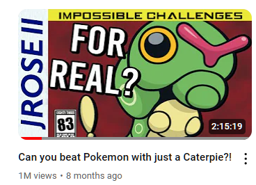 1 Million views is never something that stops being cool. This is the first video in nearly *3 YEARS* to hit the mark and it only took 8 months. So grateful!