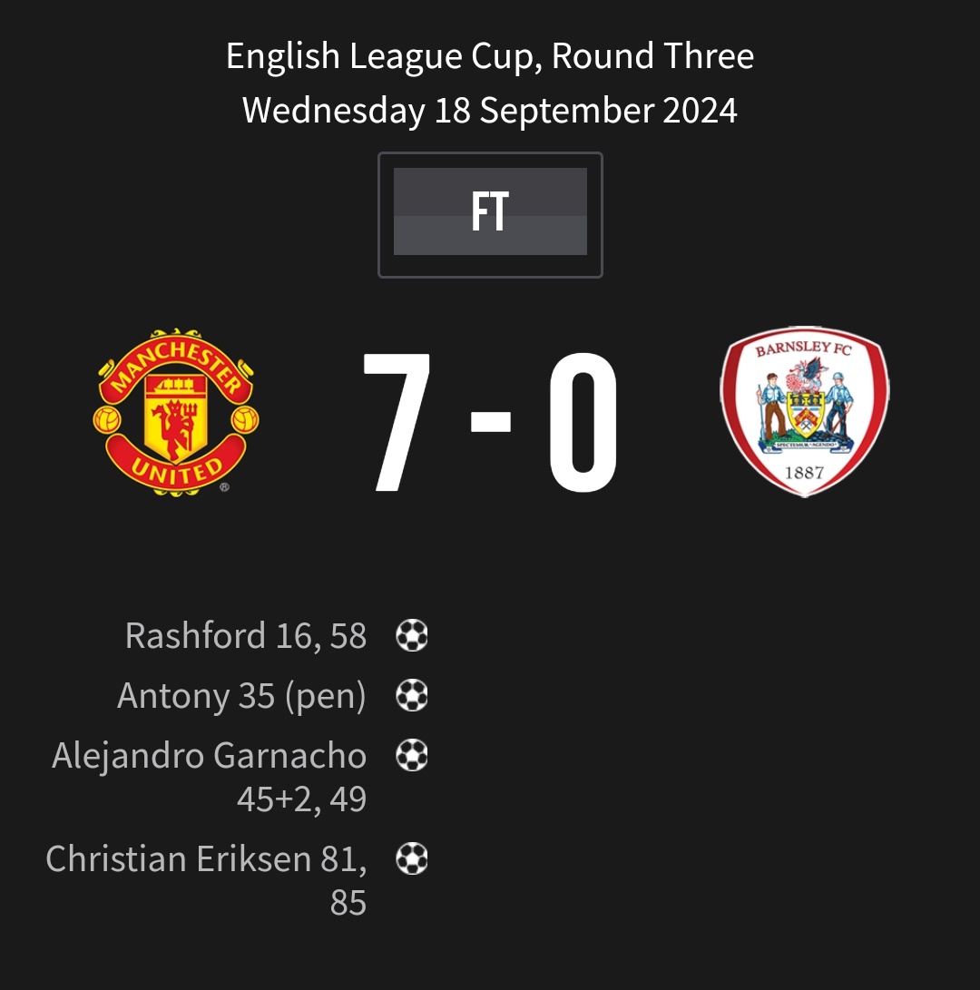 th3firstdec's tweet image. 7-0 ที่โอลด์แทรฟฟอร์ด
แมนยู + แรชฟอร์ดกลับมาแล้วเว้ย 🎉