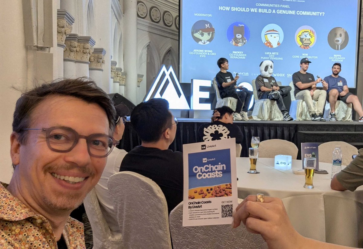Boris Pevzner (@bpevzner) on Twitter photo Had a blast at EVG200 by <a href="/EVGHQ/">Everest Ventures Group (EVG)</a> & <a href="/SeliniCapital/">Selini Capital</a> yesterday! 📷 Great panel about building real communities in the space. 📷 Big thanks to <a href="/JeromeWong/">Jerome Wong</a>, @Smokey, <a href="/LucaNetz/">Luca Netz 🐧✳️</a>, @Nom, and @Refro for dropping some solid insights. #Token2049singapore Had a blast at EVG200 by <a href="/EVGHQ/">Everest Ventures Group (EVG)</a> & <a href="/SeliniCapital/">Selini Capital</a> yesterday! 📷 Great panel about building real communities in the space. 📷 Big thanks to <a href="/JeromeWong/">Jerome Wong</a>, @Smokey, <a href="/LucaNetz/">Luca Netz 🐧✳️</a>, @Nom, and @Refro for dropping some solid insights. #Token2049singapore