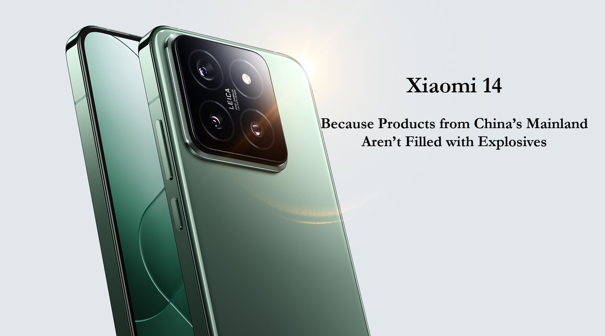 ShangguanJiewen's tweet image. Time to Switch to Xiaomi.