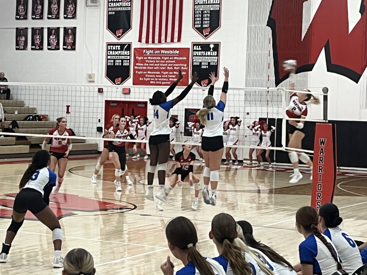 MNHS Activities (@mnhsactivities) on Twitter photo Mustangs take set 3 vs. Warriors. Lead match 2-1. <a href="/MillardNorthVB/">Millard North Volleyball</a> <a href="/MillardNorthHS/">Millard North HS</a> <a href="/AaronBearinger/">Aaron Bearinger</a> <a href="/natewragge/">Nate Wragge</a> <a href="/APStarksMNHS/">Mr. Starks</a> Mustangs take set 3 vs. Warriors. Lead match 2-1. <a href="/MillardNorthVB/">Millard North Volleyball</a> <a href="/MillardNorthHS/">Millard North HS</a> <a href="/AaronBearinger/">Aaron Bearinger</a> <a href="/natewragge/">Nate Wragge</a> <a href="/APStarksMNHS/">Mr. Starks</a>