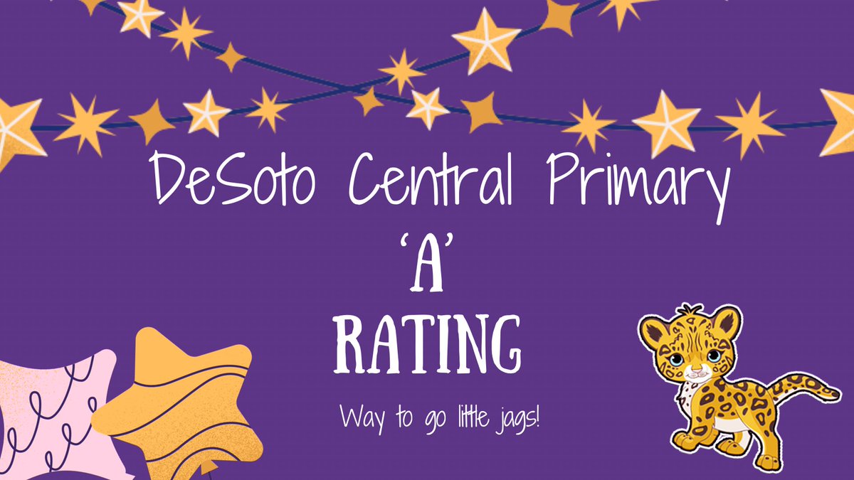 TweetDCS_DCPS's tweet image. So proud of our staff, students and school community!! Way to go DCP. We maintained our A rating again!! Our Little Jaguars are the best!! 💜💛 #TeamDCS
