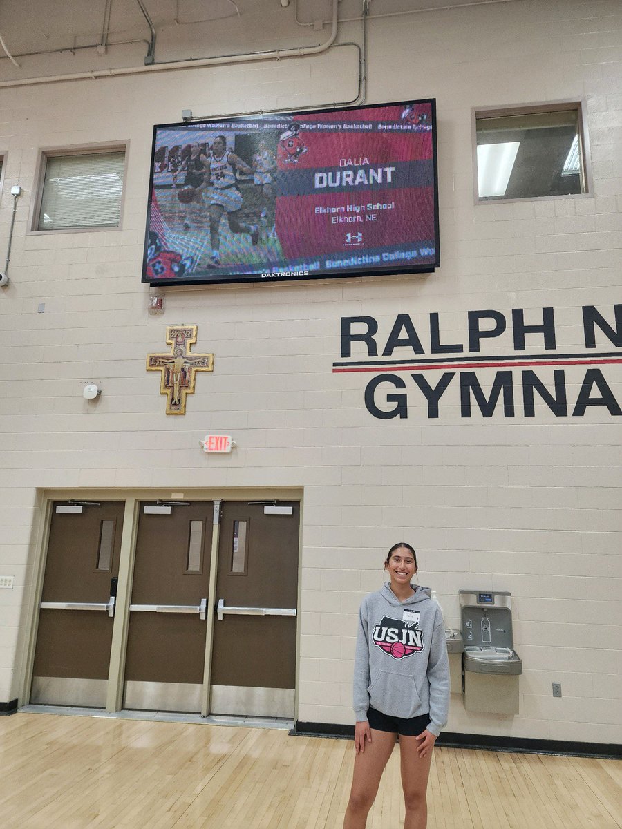 Thank you <a href="/BenedictineKS/">Benedictine College</a> <a href="/Raven_WBB/">Benedictine WBB</a> for the visit!