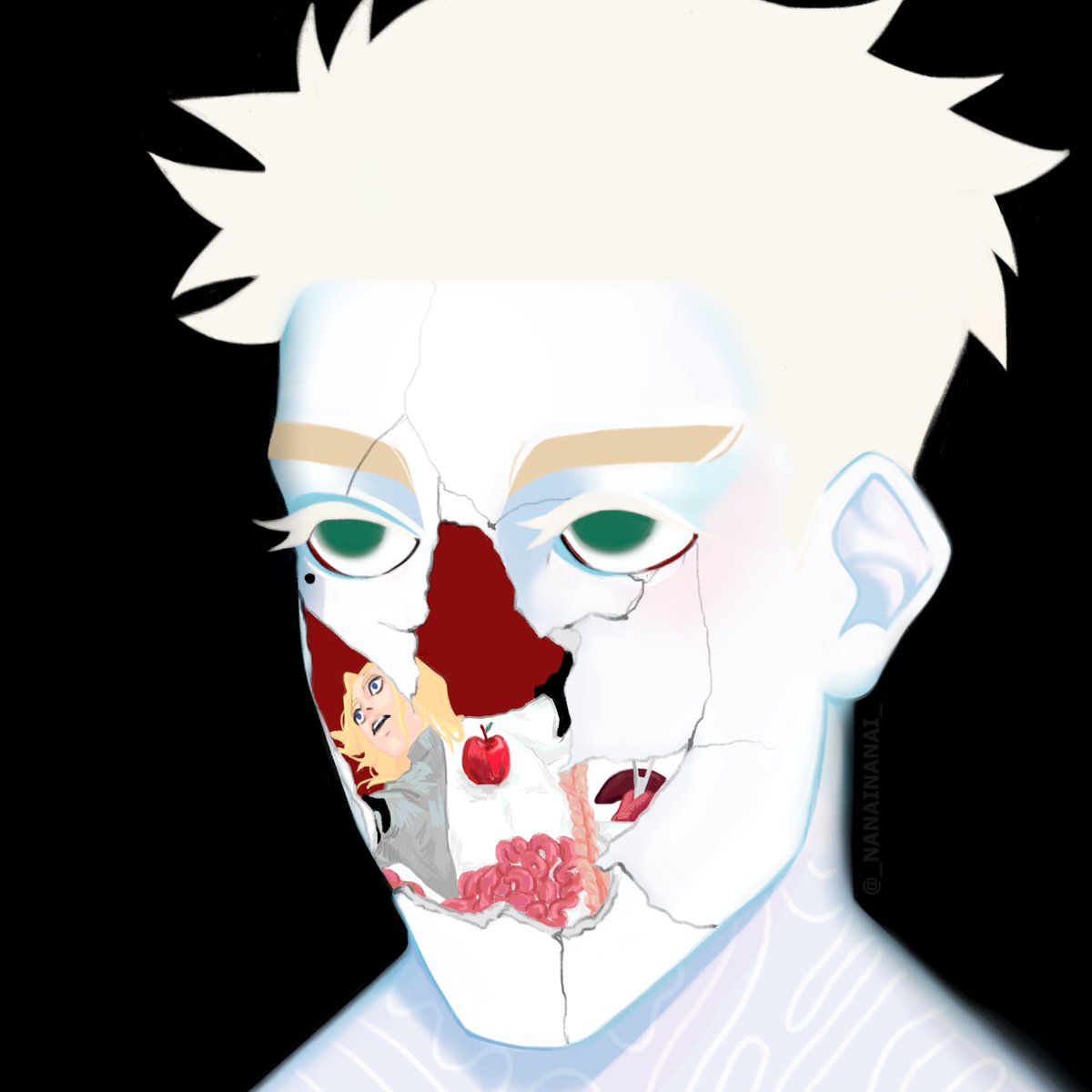 the one who once loved humans (or that one "broken doll" trend)🍎