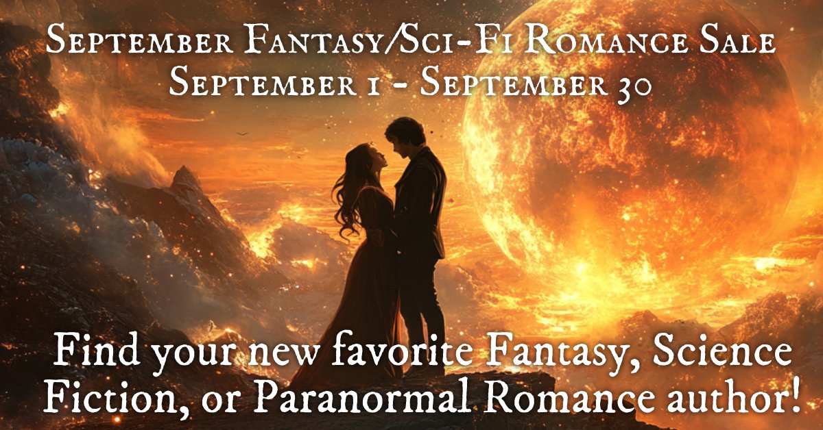 🚀✨ Explore love in extraordinary realms with our Sci-fi and Fantasy Romance Sale! Save big on enchanting stories. Dive in now! 📚❤️ #RomanceBooks #SciFiFantasy #BookSale 

books.bookfunnel.com/sale_promo_2/z…
