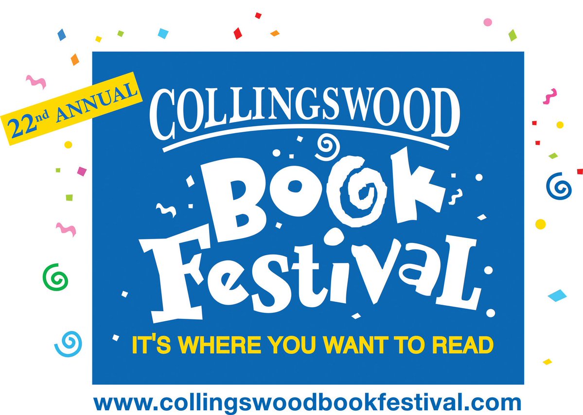 Join me this Saturday for a day full of books and fun!

See you at the Collingswood Book Festival - Oct 5.

Click here: collingswoodbookfestival.com