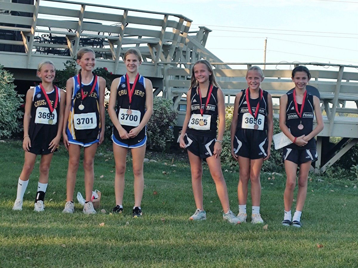Great night for our younger XC runners at NRHEG tonight. 3 girls in the top 6 and 3 boys in the top 9. In addition, the JH girls team took 1st and the JH boys team got 2nd!  Great job!  #futureisbright