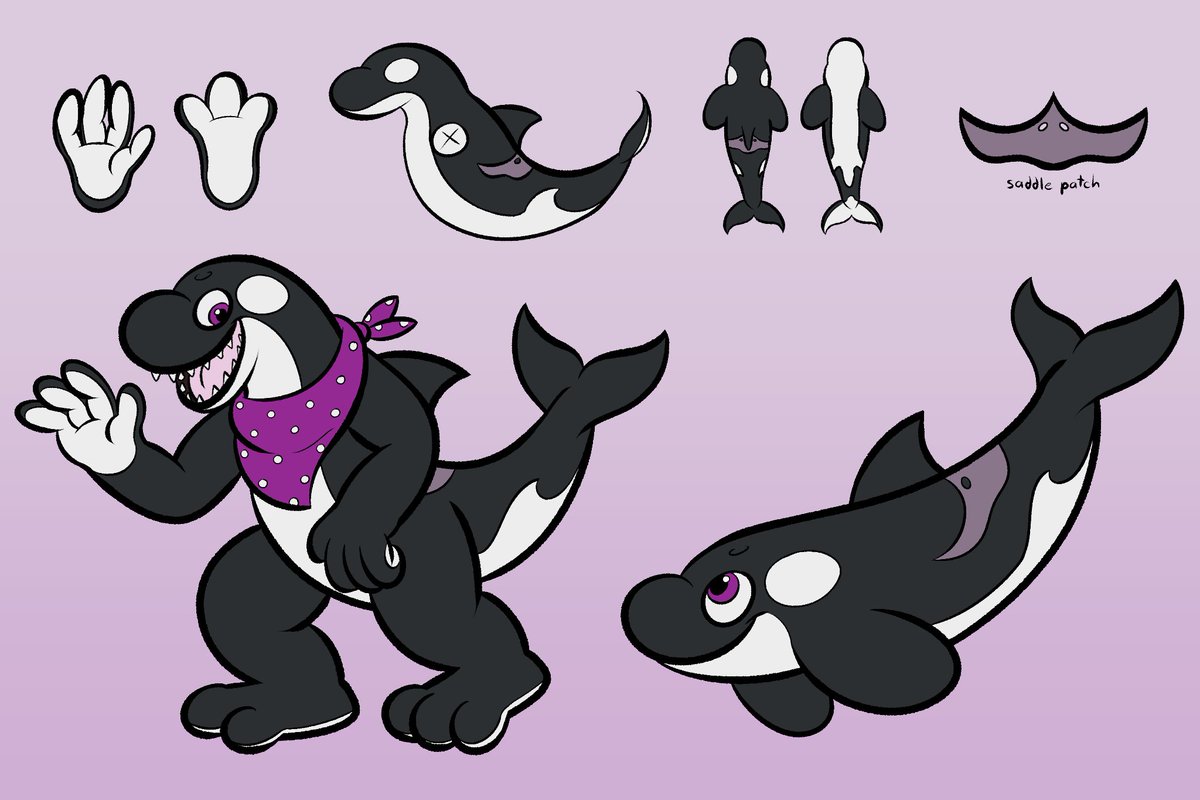 A brand-new ref for my sona Orcina! I slightly altered the proportions and gave the bandana a uniform pattern (it's always been random), but little has changed otherwise. This was mostly just an art refresh.