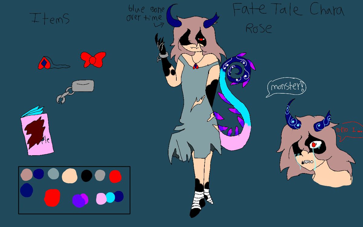 Techno_treatYT's tweet photo. FINALLY!!! I reveal the two humans of my au FateTale! I introduce fae and rose! A bit about them
Rose is a half monster/human royalty that was ended not that long ago.
Fae is a shy one and they are very scared of exploring and is scared of monsters
#ocart #FateTaleAU #undertale https://t.co/aiW54SJk0t