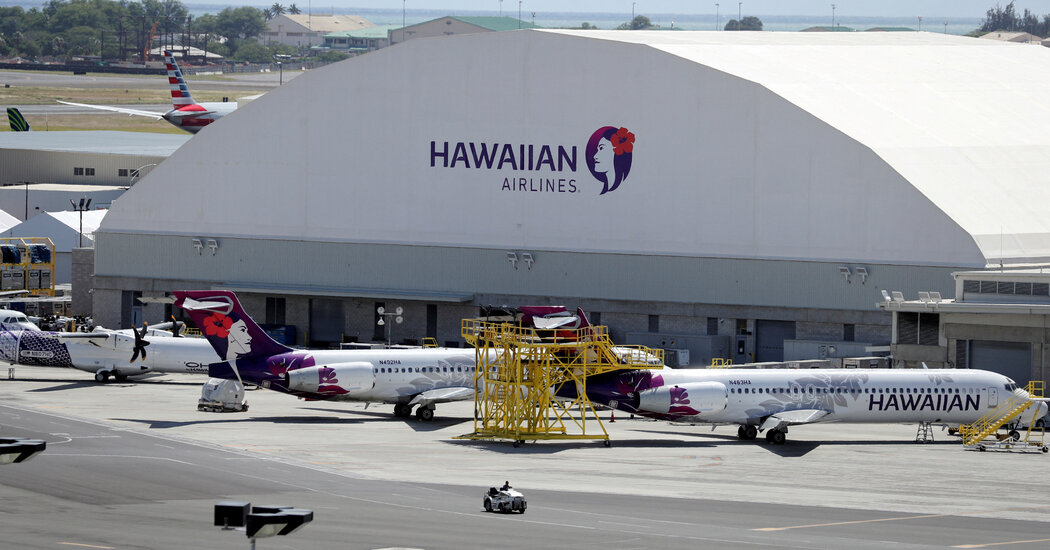 Alaska Airlines Can Merge With Hawaiian Airlines, U.S. Says nytimes.com/2024/09/17/bus…