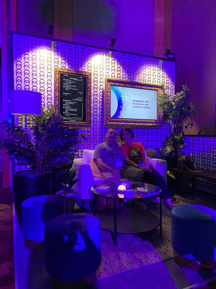 Holochain's tweet image. You're welcome! Come have a chat with us in our living room at #Token2049singapore.

Level 4, Booth M87 near the arcade