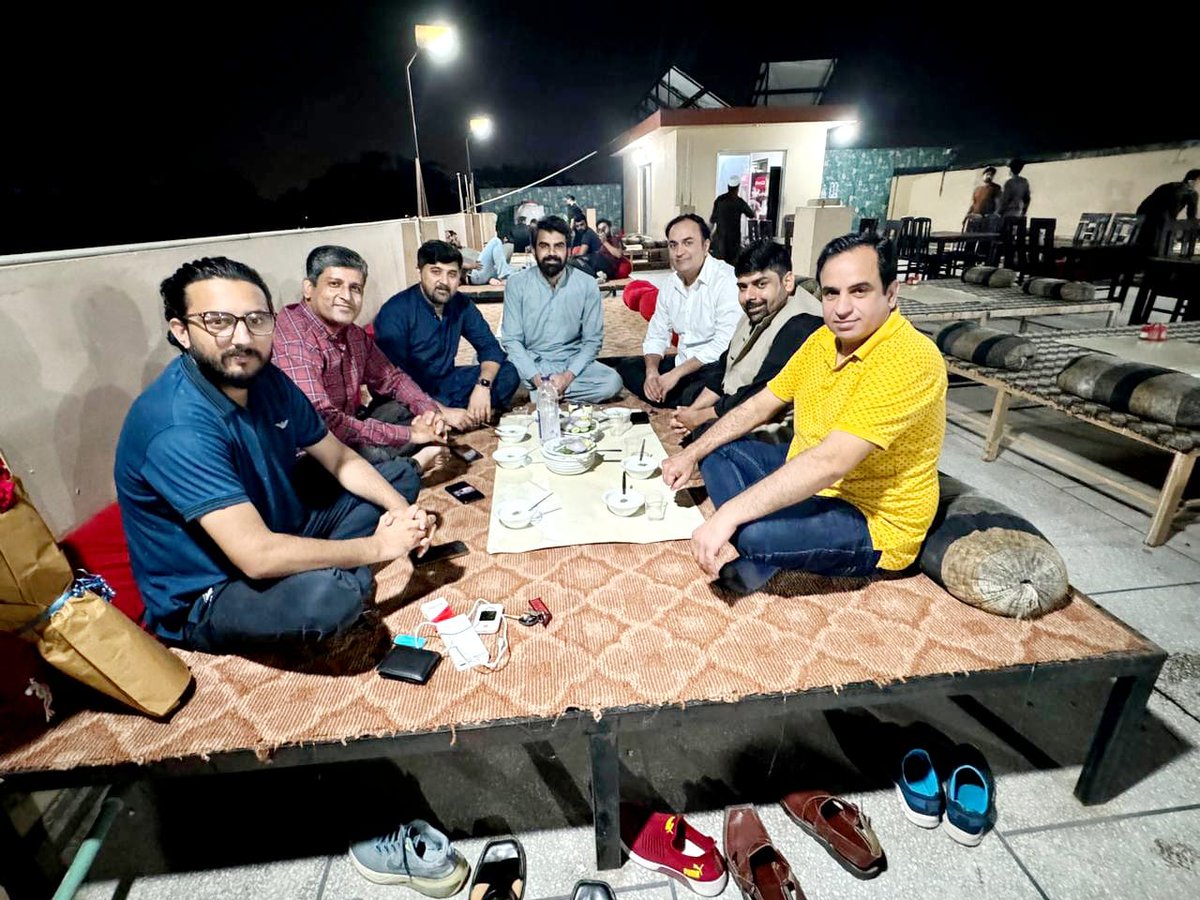 Farewell Dinner in the honour of our Dear Friend <a href="/rehanmedia76/">Rehan Sheikh</a> Sb from Buddies.
<a href="/ZubairAlikhanUN/">Zubair Ali Khan</a>
@RizwanGhilzai <a href="/javedstringer/">Javed Hussain</a>
<a href="/shahbazahmed310/">Shahbaz Ahmed Qureshi</a>
<a href="/UmarJavaidJutt/">Umar Jutt (Student of Arshad Sharif)</a>
<a href="/iamabidmalik/">Abid Malik</a>
#Pakistan #usa #Islamabad