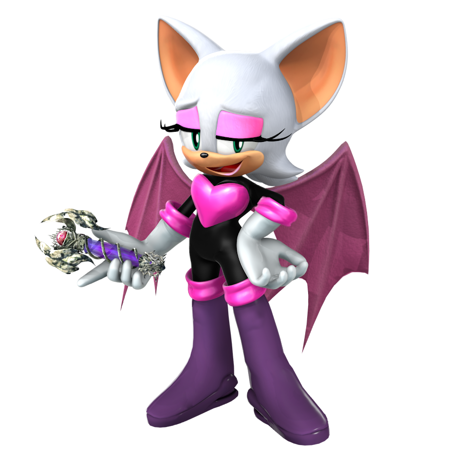 ルージュ・ザ・バット 「Something About Rouge the Bat... is off 」|Nibroc.Rockのイラスト
