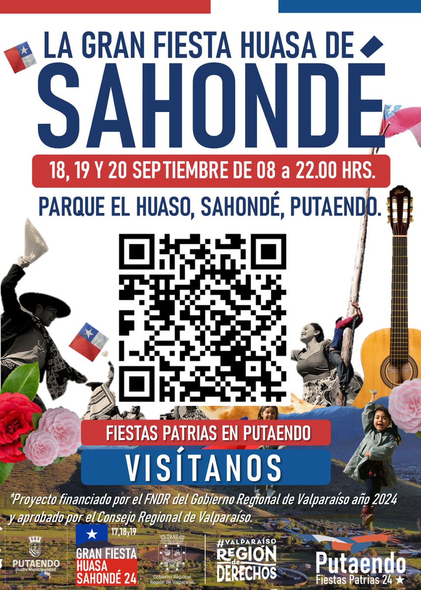 Te esperamos en la Gran Fiesta Huasa de Sahondé para que vengas con tu familia, tenemos múltiples actividades para ti y música en vivo todos los días. 
Únete a la celebración y sé parte de la historia.
#ViveLaTradición
