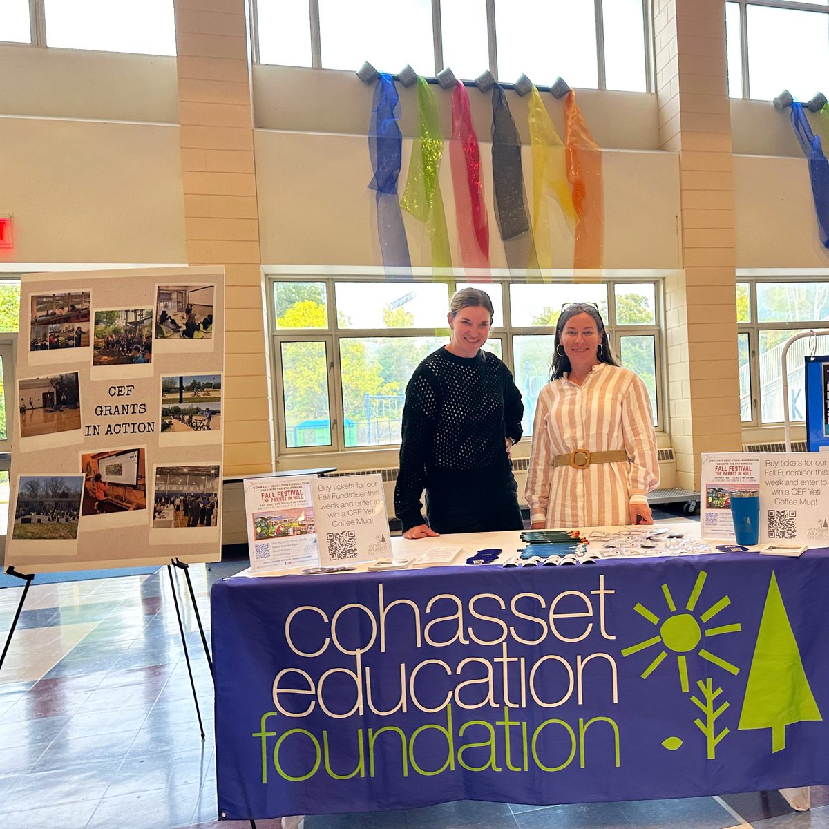 The CEF board will be making the rounds at the elementary school open houses and Saturday soccer games at Milliken this week. Stop by for some swag and learn about our most recent grants! 💚💙