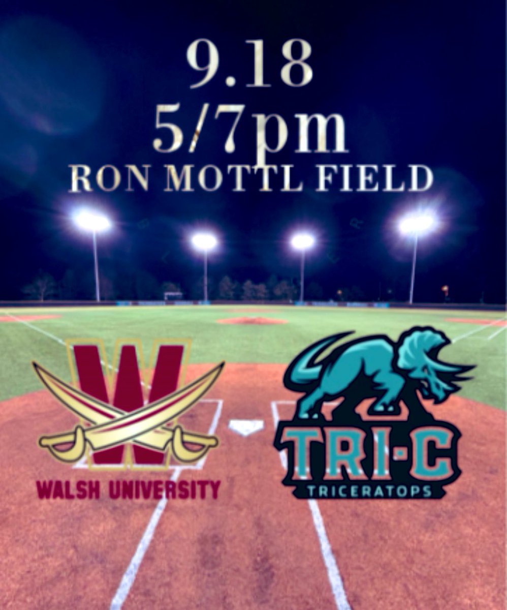 Come check out the TOPS under the lights as they take on D2 Walsh University.
Wednesday at 5/7pm @ Ron Mottl Field!