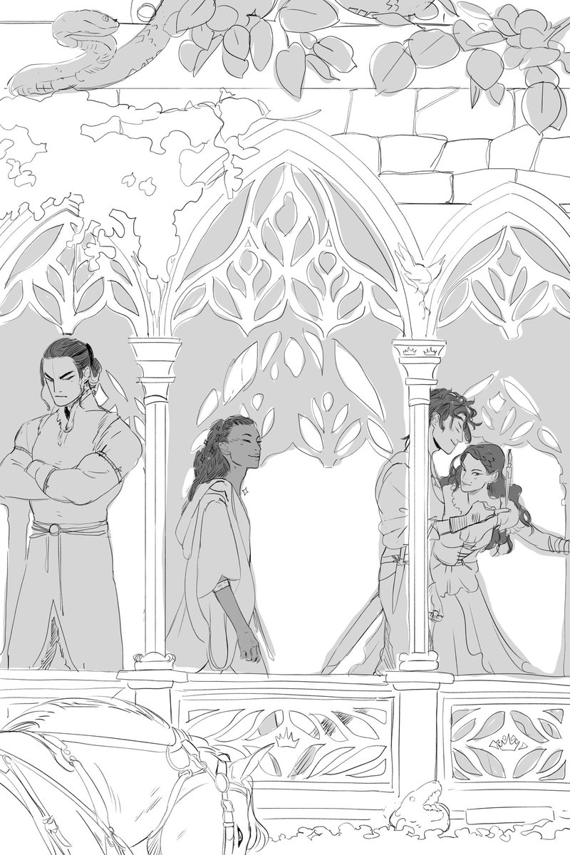 CassandraJP's tweet photo. A sketchy sketch work in progress. But I had to draw some #LongLiveEvil @sarahreesbrenna https://t.co/OSlqgxguhR