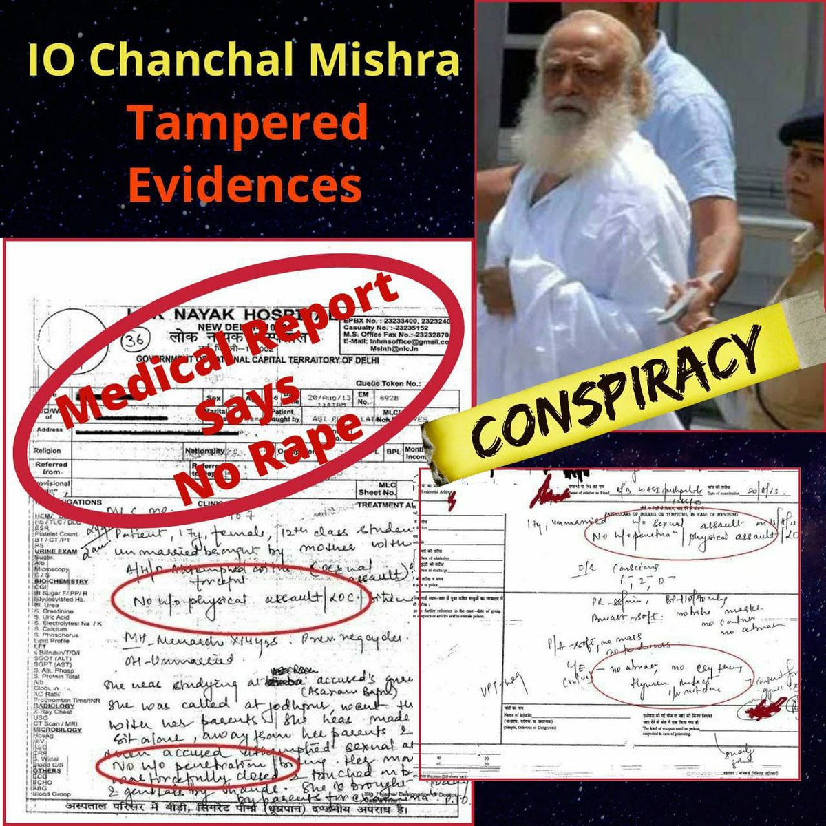 Mojiram79014481's tweet image. आखिर ऐसा क्या किया पूज्य Sant Shri Asharamji Bapu ने जो उन्हें #BasicHumanRight से भी वंचित कर दिया गया ? उन्हें Proper Medical Treatment की भी अनुमति नहीं दी जा रही है। क्या सनातन धर्म रक्षा की इतनी बड़ी सजा दी जाएगी ? #StopInjustice and conduct Fair Trial