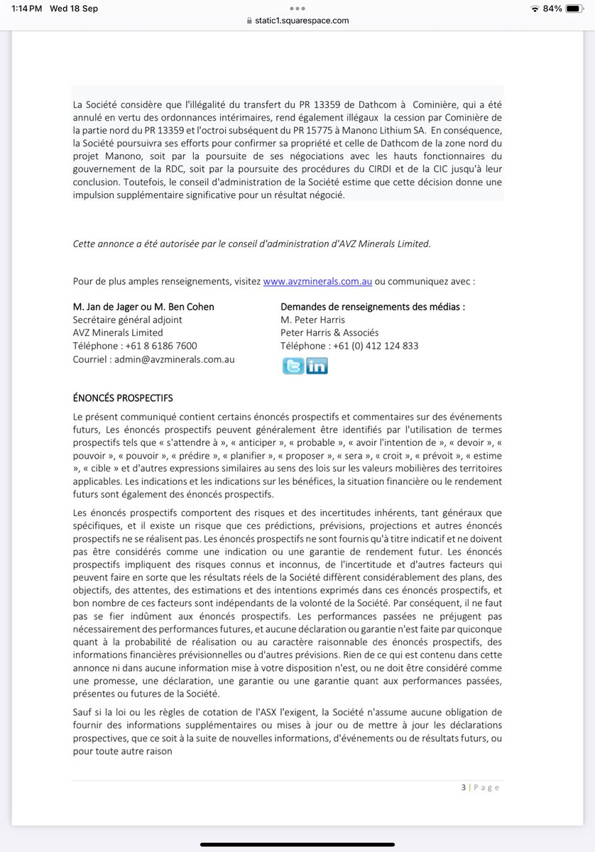 marksmann007's tweet photo. @DBuanali @cominiereSA @CelestinKibeya $AVZ Comment se fait-il que les ordonnances provisoires #ISCID soient ignorées de manière flagrante ? https://t.co/soeMLtkC02