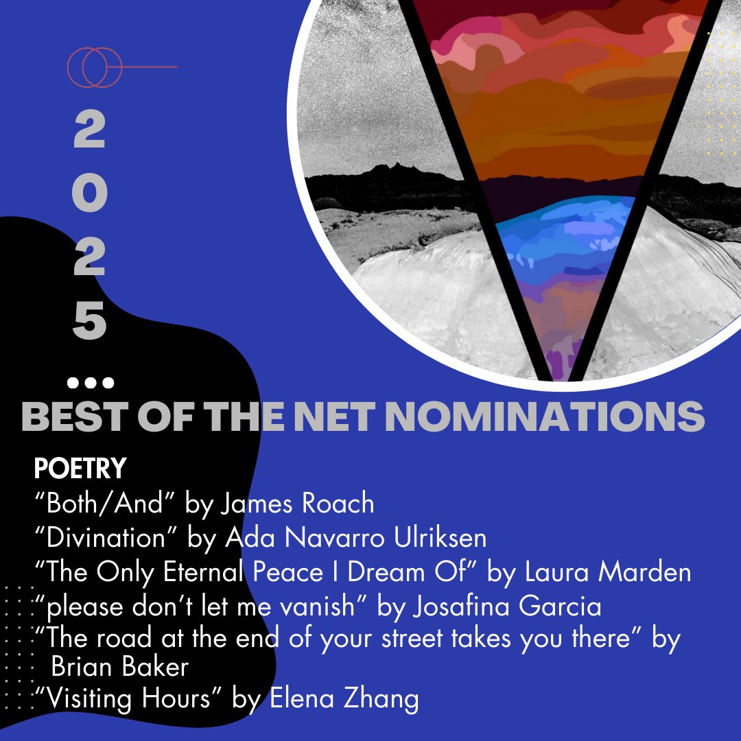 vastchasmmag's tweet image. Excited to announce our Best of the Net nominations! Help us celebrate these Vast contributors.