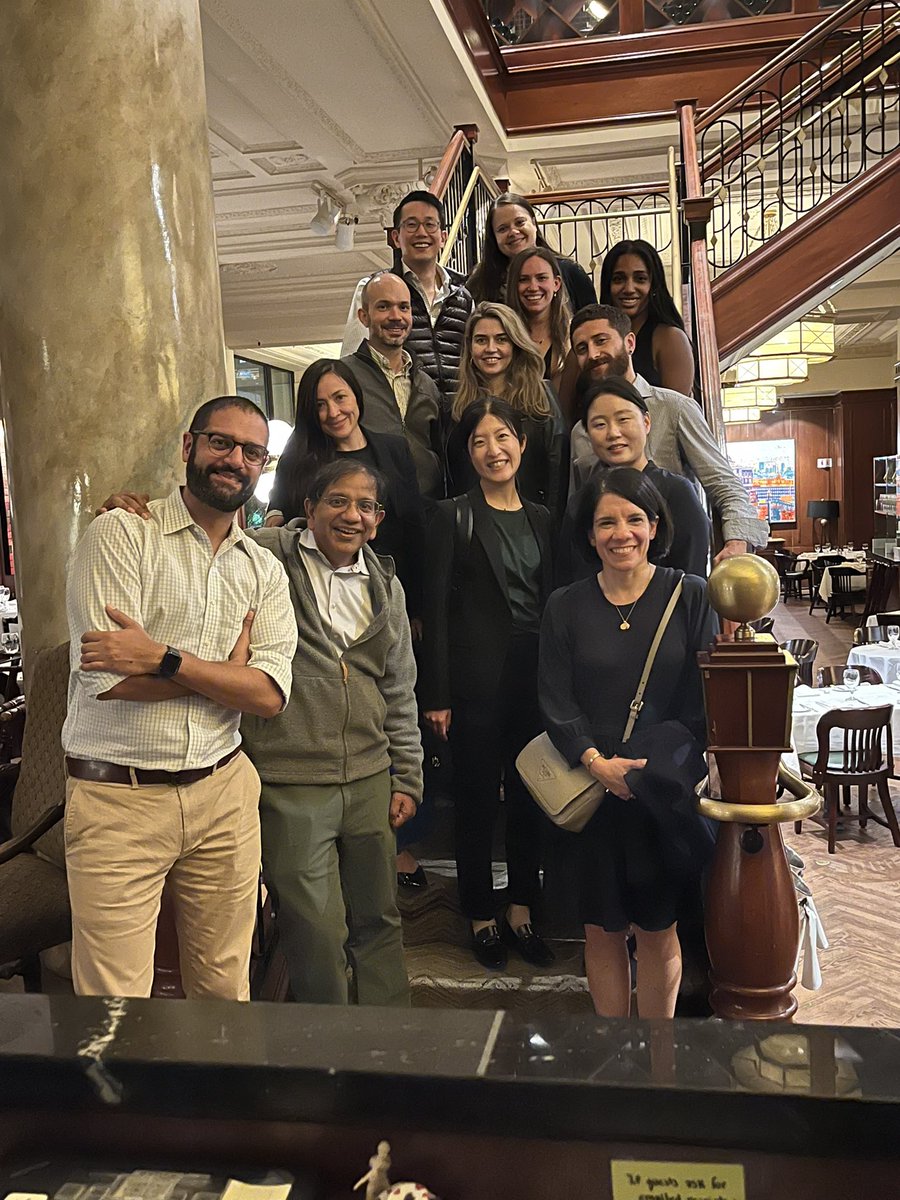 Anirban Maitra (@aiims1742) on Twitter photo Our dinner tradition of current & former members of the Maitra Lab continues at #AACRPan24. It was wonderful to catch up with everyone.
Thank you <a href="/AACR/">AACR</a> <a href="/letswinpc/">Let's Win Pancreatic Cancer 💜</a> for the two scholar in training awards. Exciting day of science for all of us in #PancreaticCancer research. Our dinner tradition of current & former members of the Maitra Lab continues at #AACRPan24. It was wonderful to catch up with everyone.
Thank you <a href="/AACR/">AACR</a> <a href="/letswinpc/">Let's Win Pancreatic Cancer 💜</a> for the two scholar in training awards. Exciting day of science for all of us in #PancreaticCancer research.
